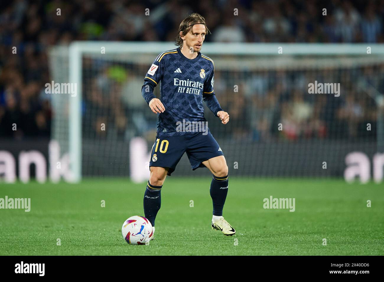 Luka Modric of Real Madrid CF with the ball during the LaLiga EA Sports ...