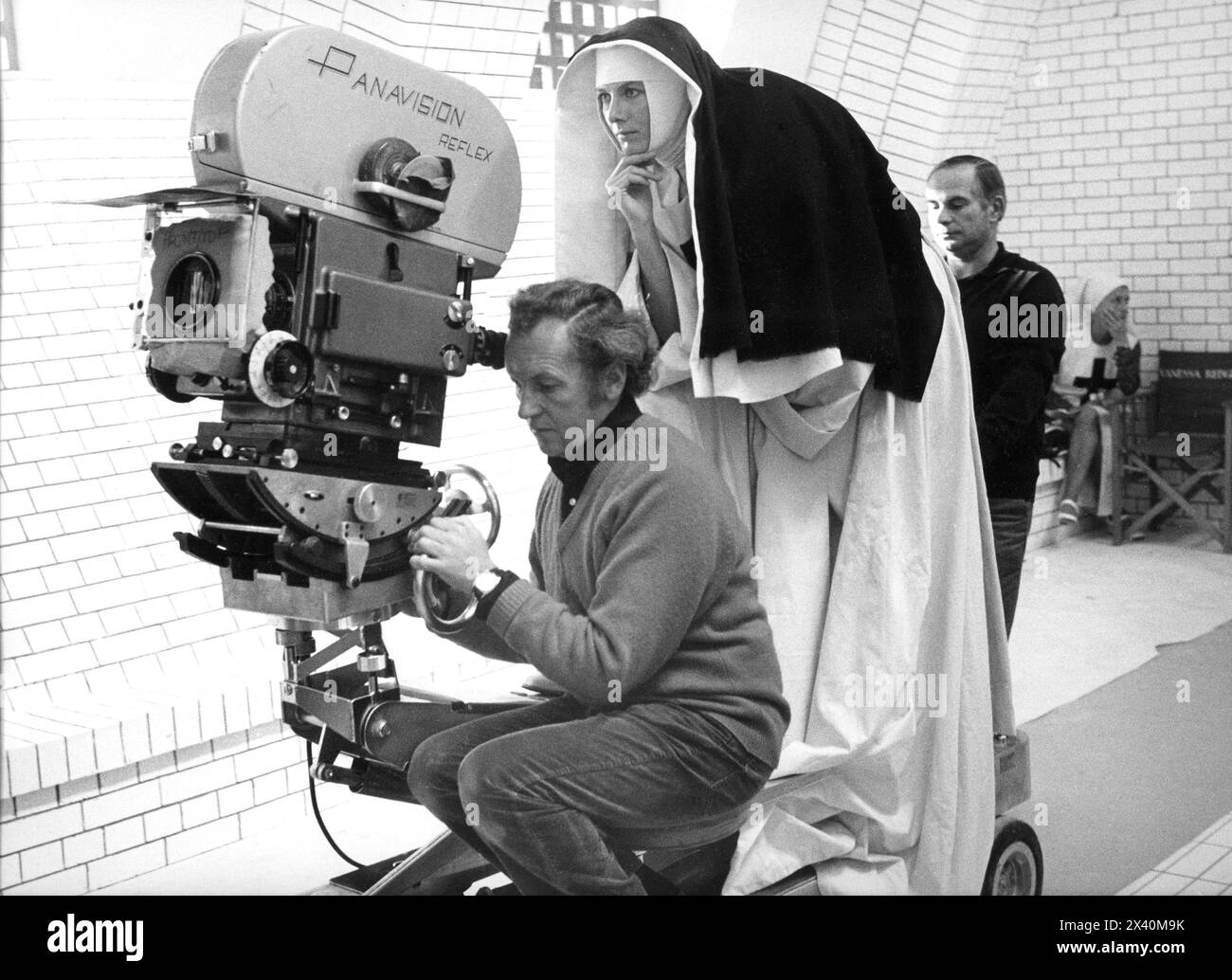 British actress VANESSA REDGRAVE  on the set of THE DEVILS 1971 Director KEN RUSSELL Novel ALDOUS HUXLEY  Production Design DEREK JARMAN Costume Design SHIRLEY RUSSELL Director of Photography DAVID WATKIN Russo Productions / Warner Brothers Stock Photo