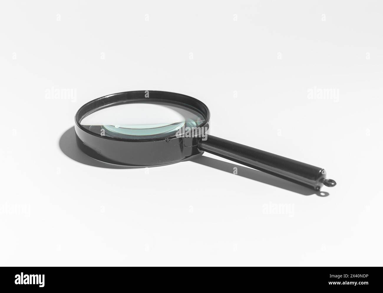 Research tool in business, magnifying glass. Focus on quality, detail ...