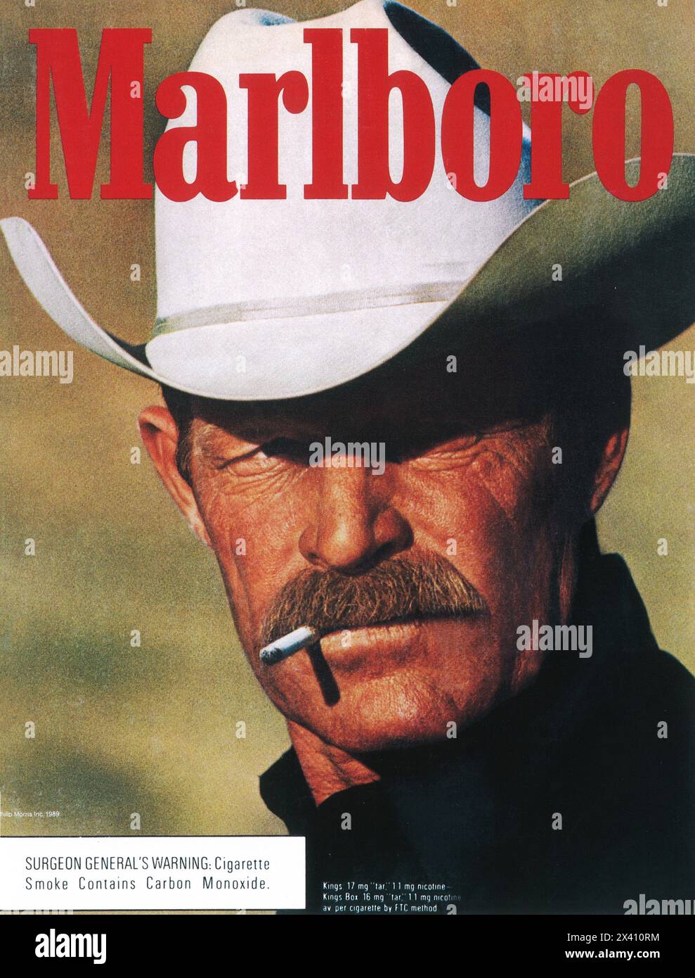 1984 Marlboro ad with Darrell Winfield Stock Photo