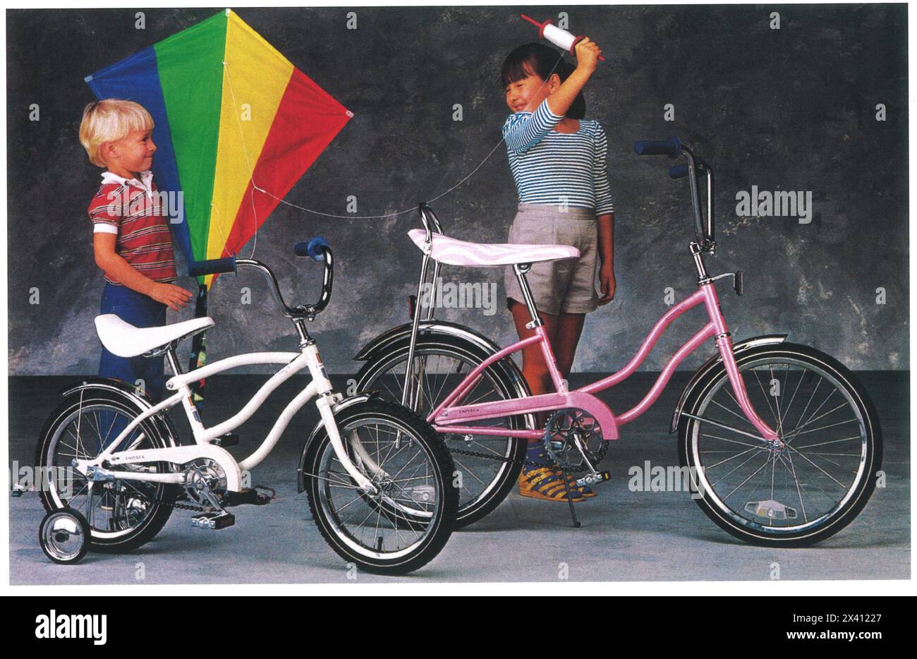1985 Univega bicycles ad Stock Photo Alamy