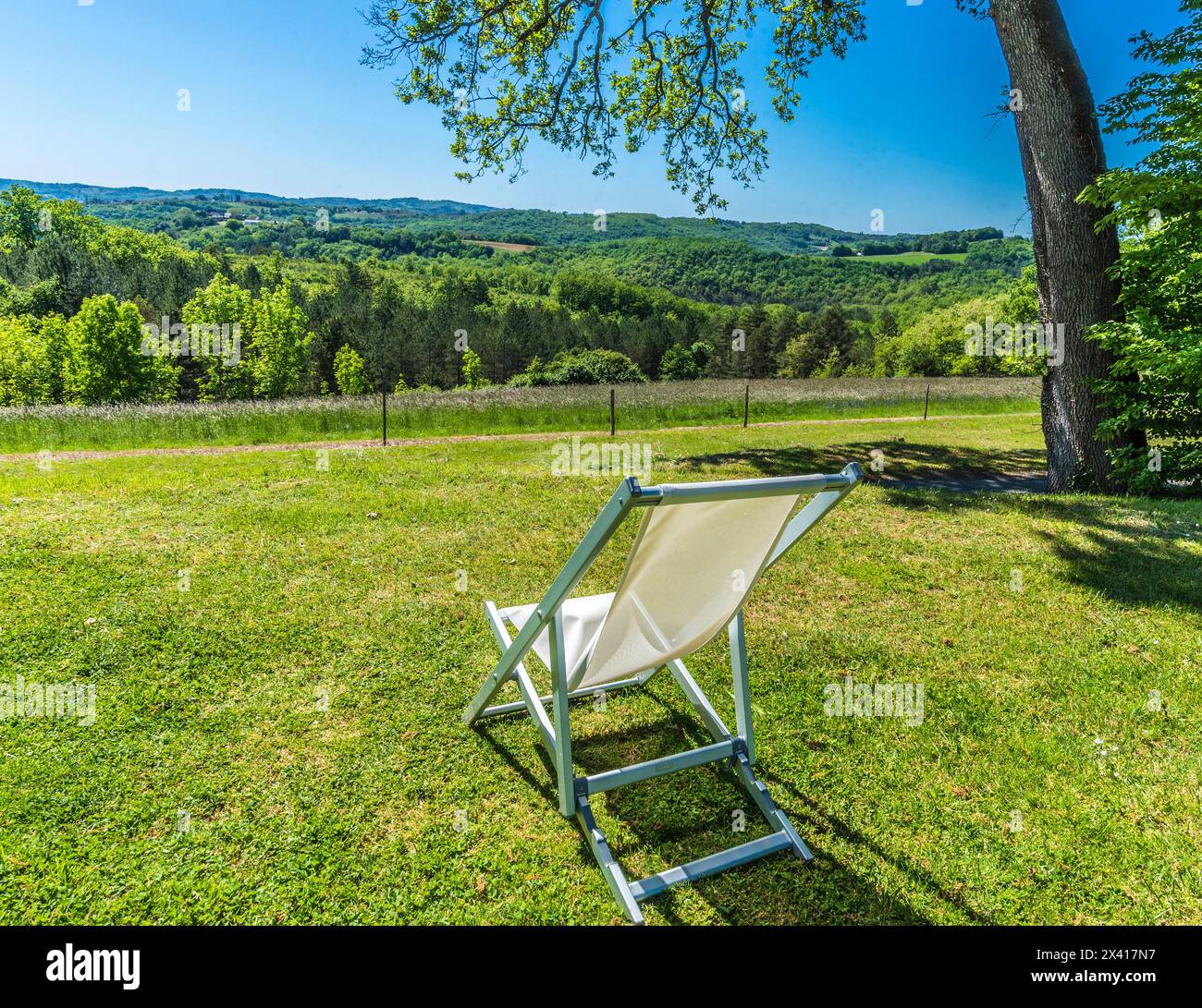 France, Perigord Noir, Dordogne, Jardins du Manoir d'Eyrignac (Historical Monument) Stock Photo