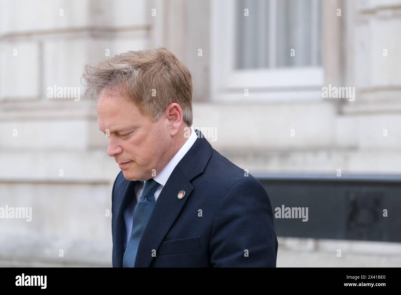 London, UK, 29th April, 2024. Secretary of State for Defence Grant shapps leaves the Cabinet Office after a meeting. Credit: Eleventh Hour Photography/Alamy Live News Stock Photo