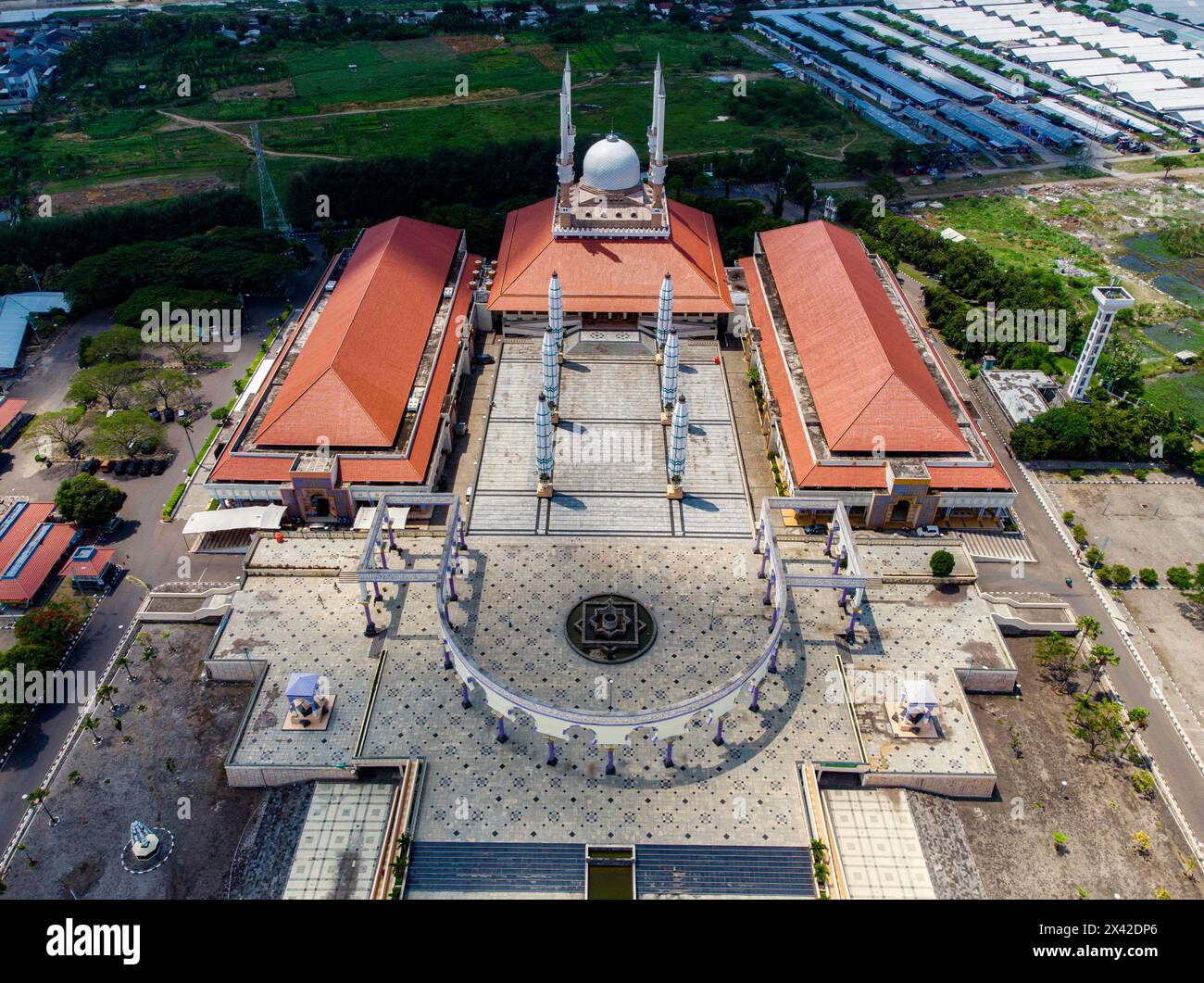 Masjid Agung Jawa Tengah - Semarang  Taken @Semarang,  Central Java, Indonesia Stock Photo