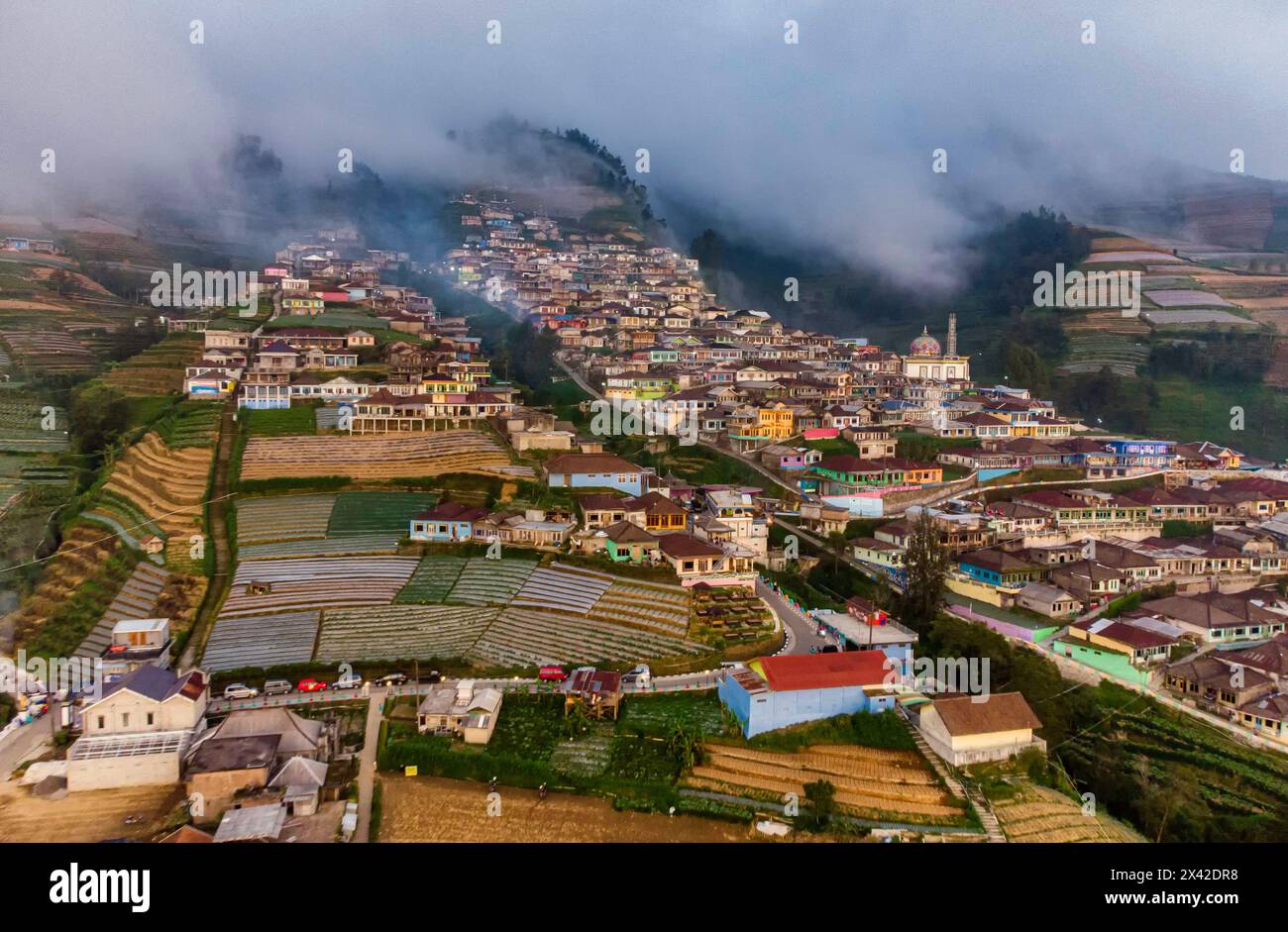 Java village on the hills Taken @Kaliangkrik, Yogyakarta, Indonesia ...