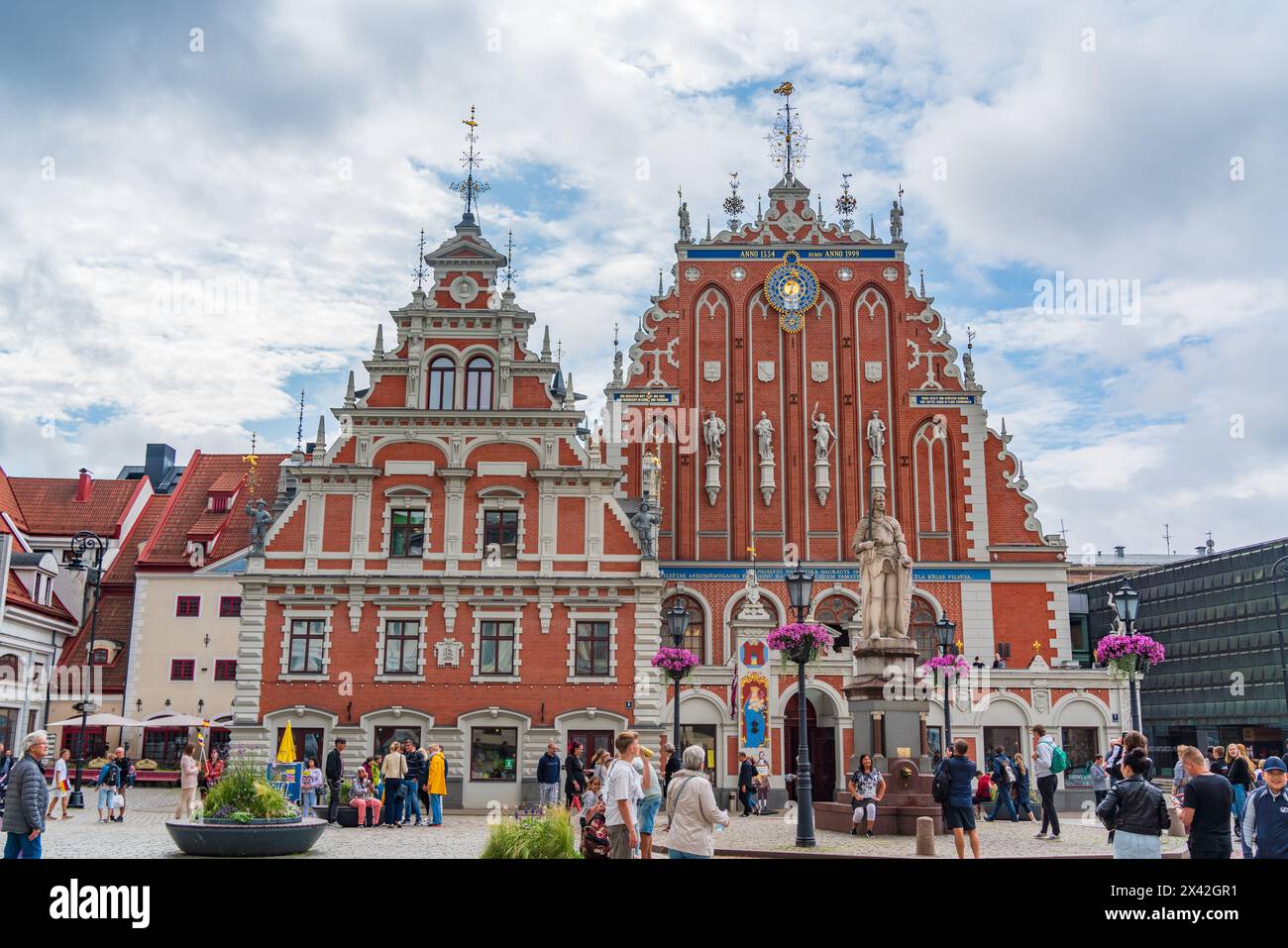 The House of the Blackheads in Riga, Latvia Stock Photo