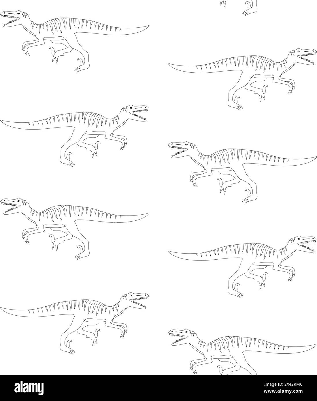 Velociraptor Black and White Stock Photos & Images Alamy
