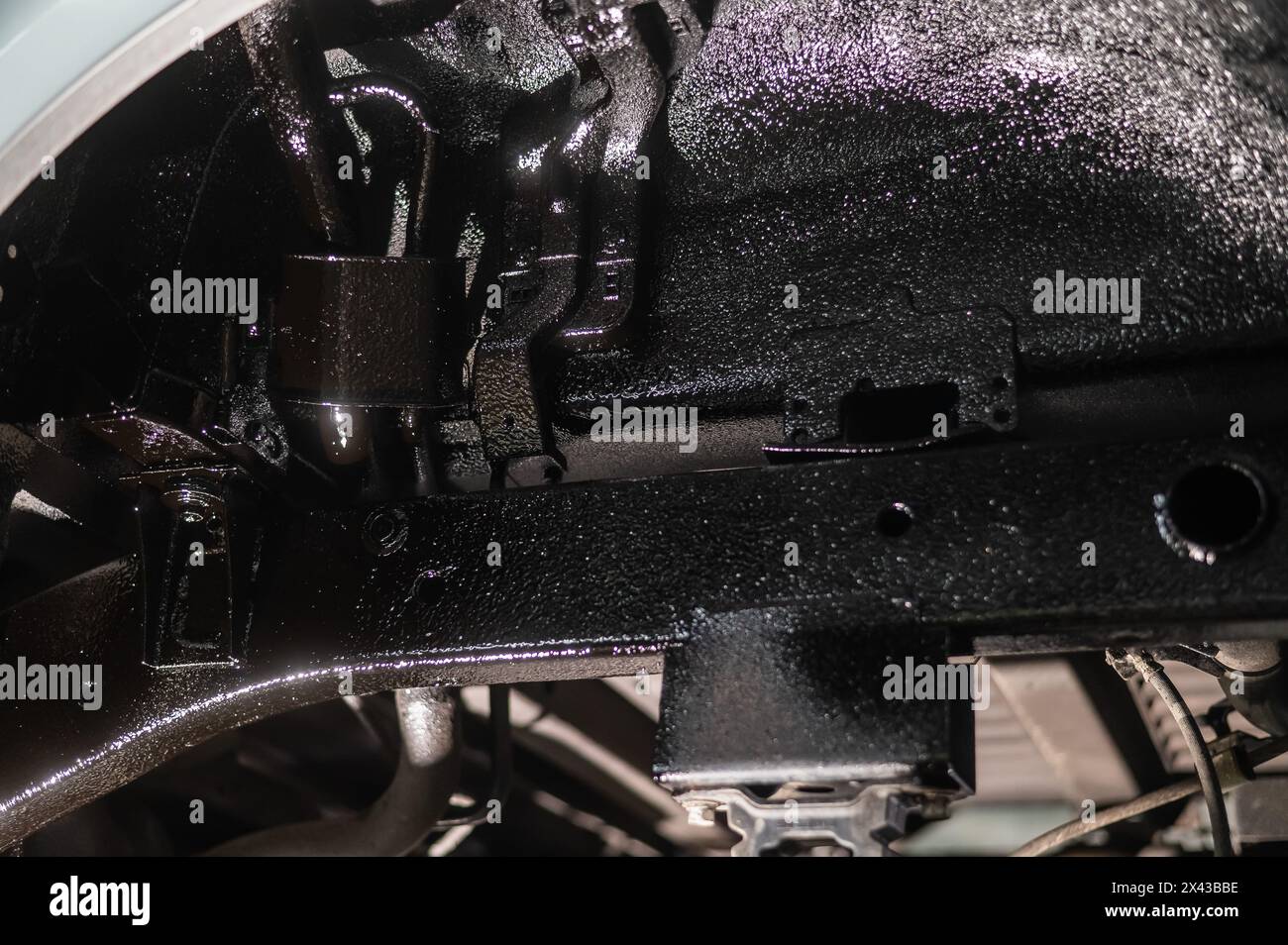 Car underbody with anticorrosion protection Stock Photo Alamy