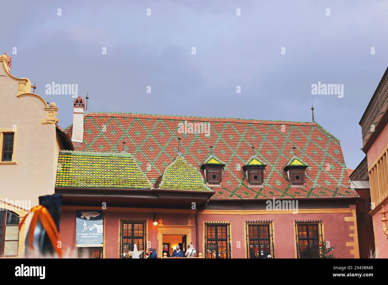 Colmar, France - December 21, 2023: Old Custom house (Ancienne Douane or Koïfhus) Stock Photo
