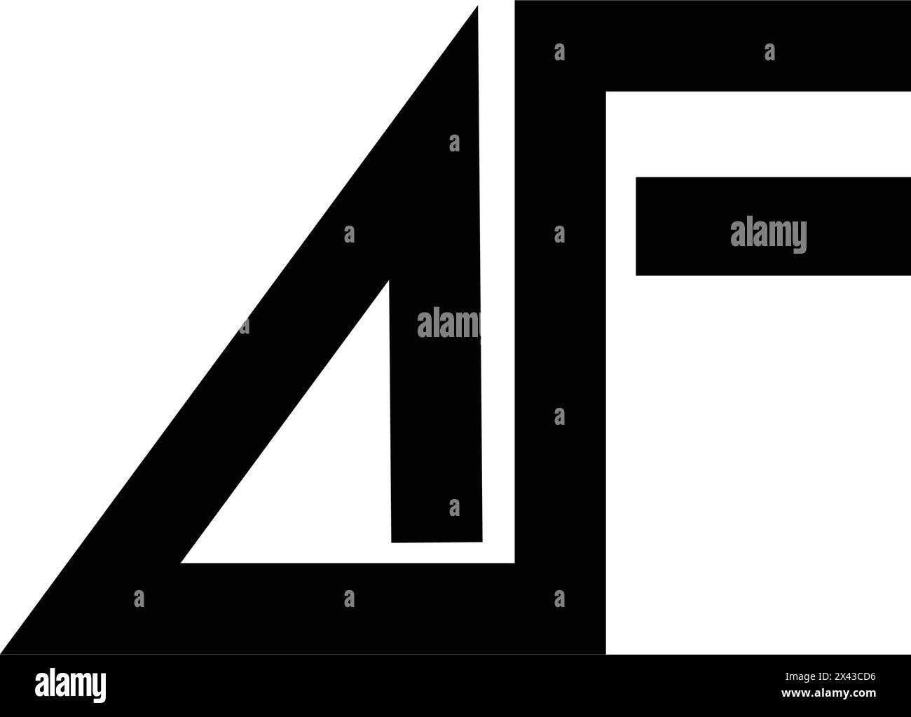 Letter emblem logo vector Black and White Stock Photos & Images - Alamy