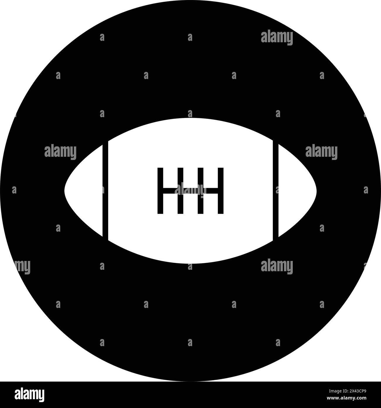 American football logo vector illustration design Stock Vector
