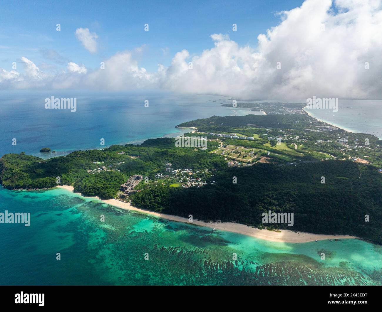 Boracay island surrounded blue hi-res stock photography and images - Alamy
