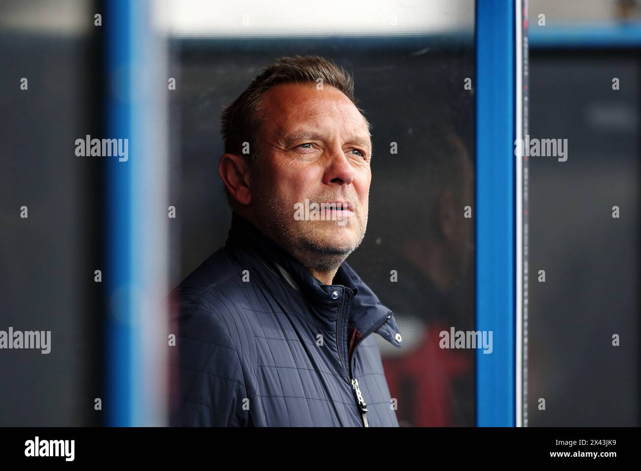 Huddersfield Town manager Andre Breitenreiter looks on prior to the Sky