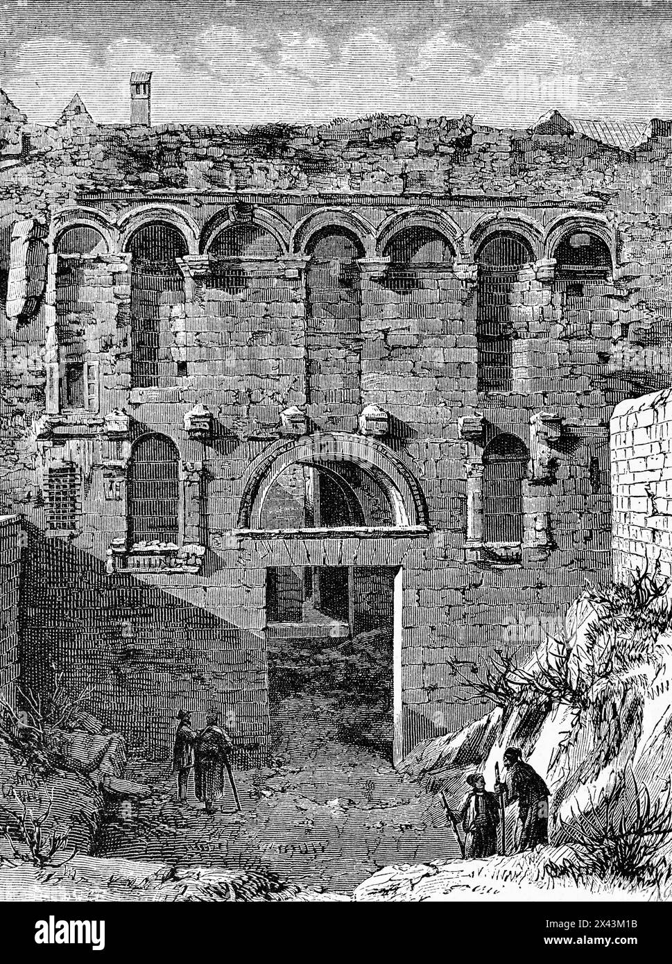 Porta Aurera of Diocletian´s Palace, Roman Empire, Split, Croatia