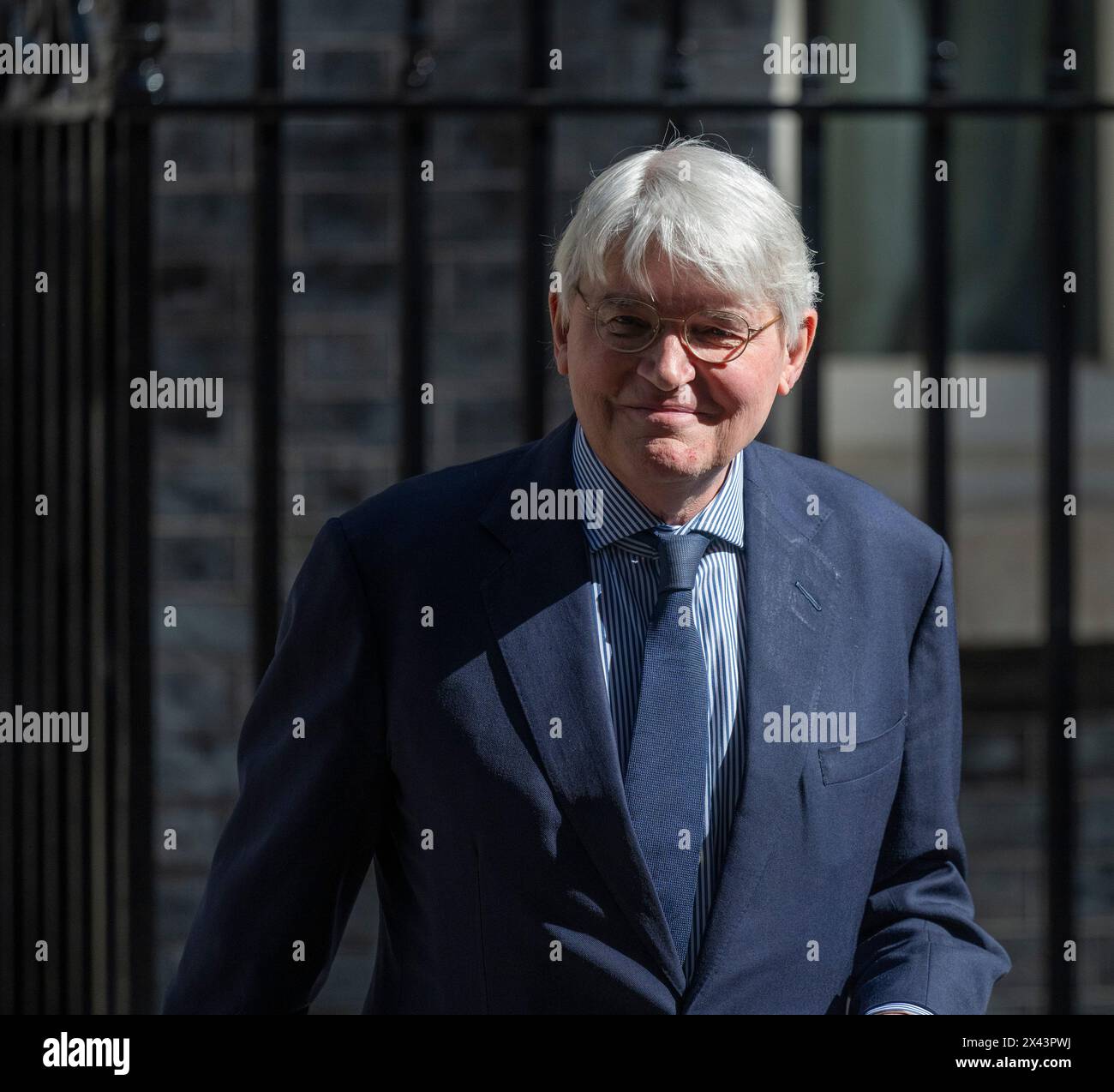 Downing Street, London, UK. 30th Apr, 2024. Andrew Mitchell MP, Minister of State for the Foreign Office in Downing Street. Credit: Malcolm Park/Alamy Live News Stock Photo