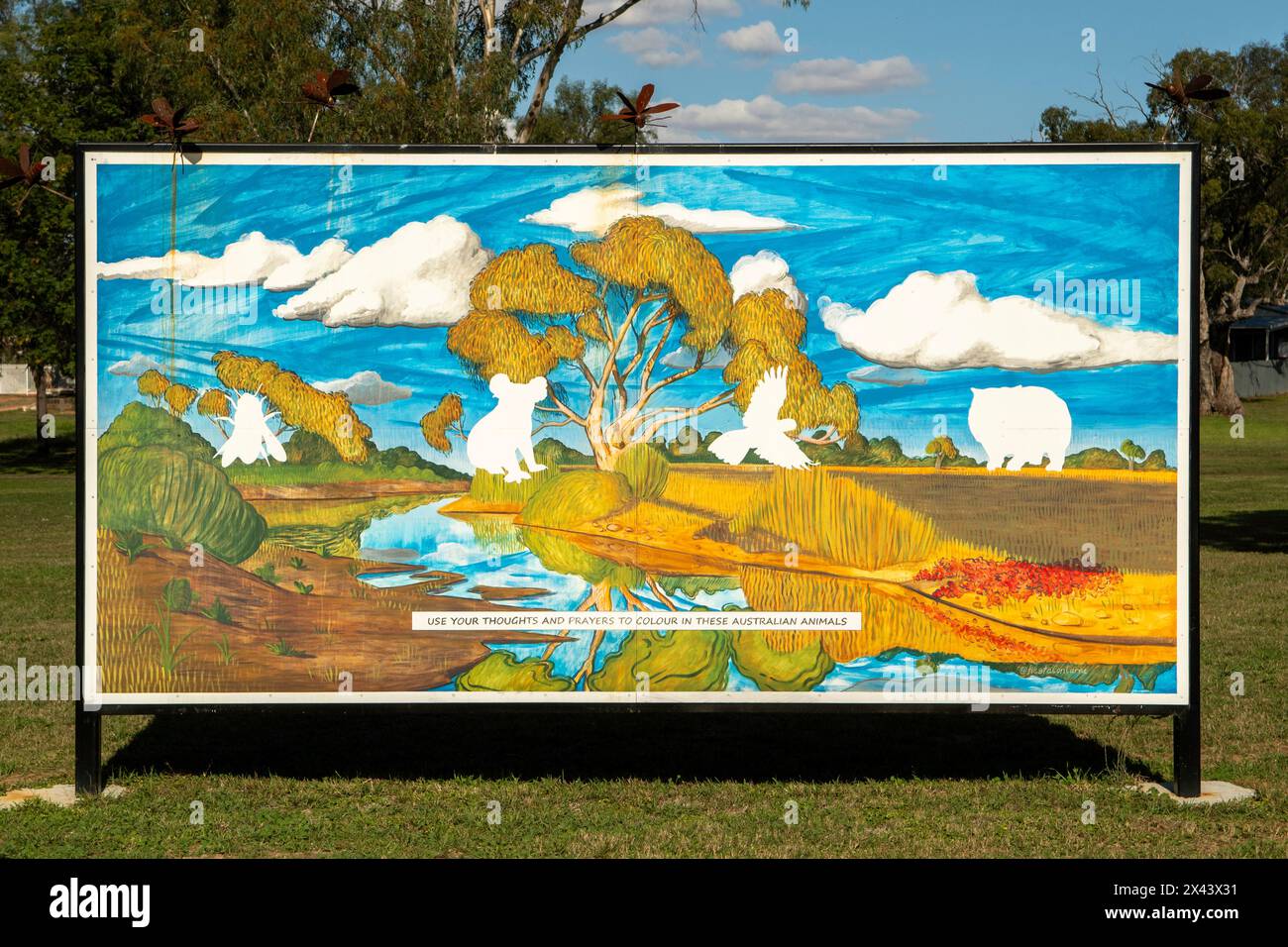 Street Art, Gulargambone, NSW, Australia Stock Photo Alamy