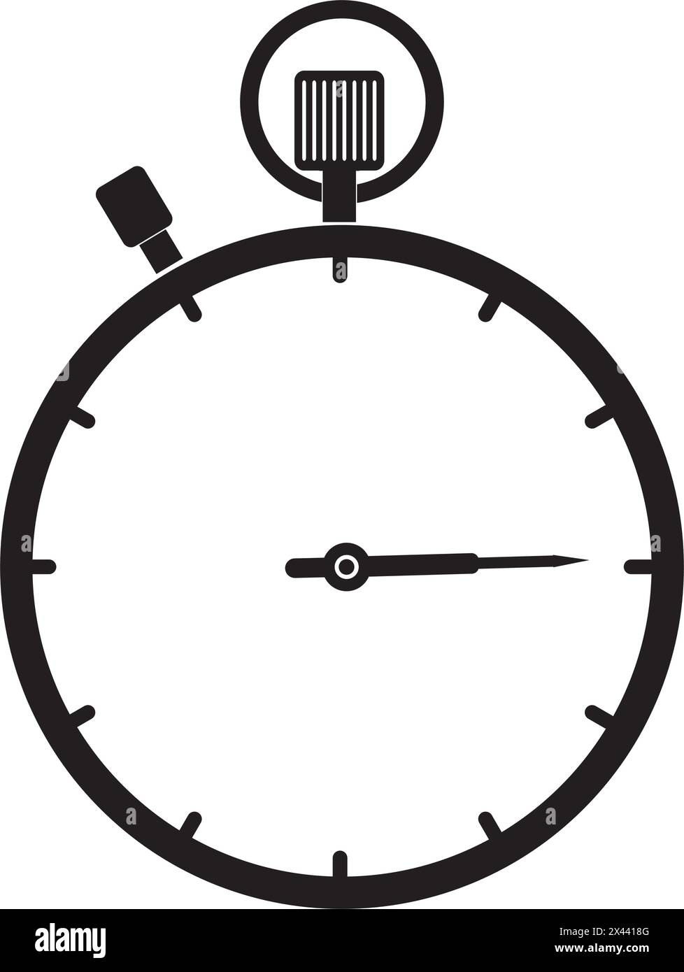 Stopwatch icon vector illustration symbol design Stock Vector Image ...