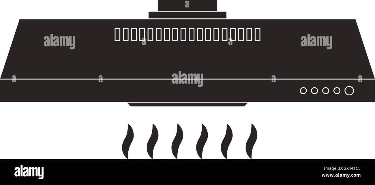 Kitchen smoke exhauster icon vector illustration symbol design Stock Vector