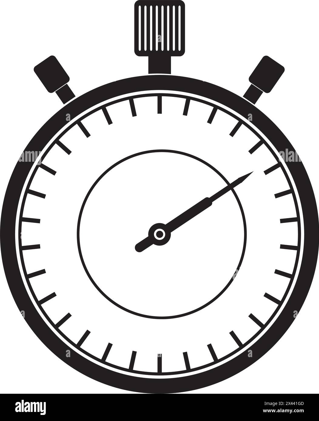 Stopwatch icon vector illustration symbol design Stock Vector Image ...