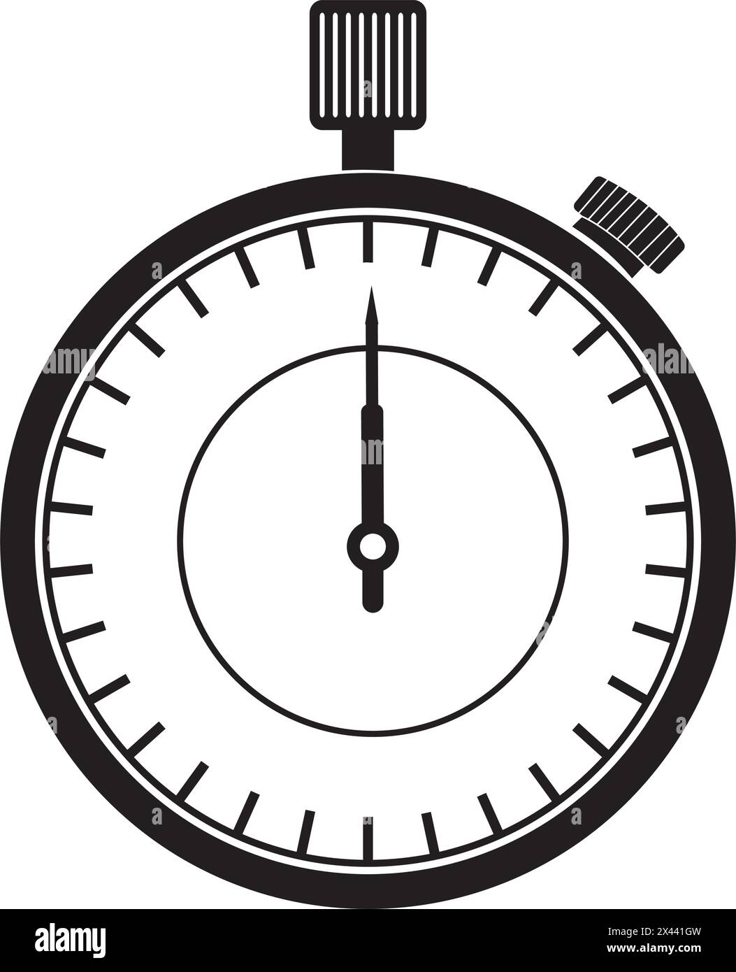 Stopwatch icon vector illustration symbol design Stock Vector Image ...