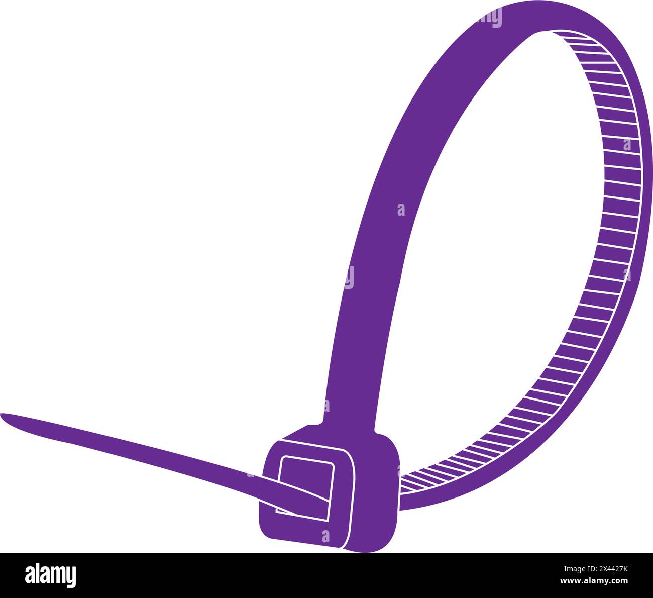 Cable ties icon vector illustration symbol design Stock Vector