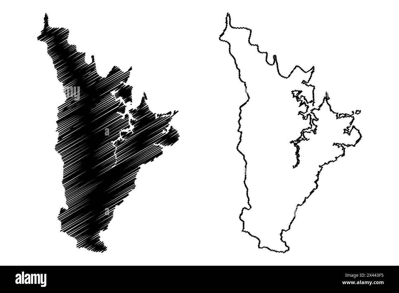 Hornsby Shire (Commonwealth of Australia, New South Wales, NSW) map