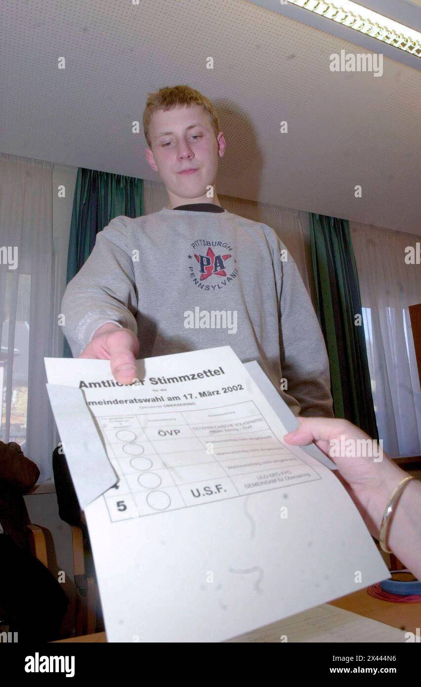 personal voting in an election ,cast a vote personal voting in an election Stock Photo