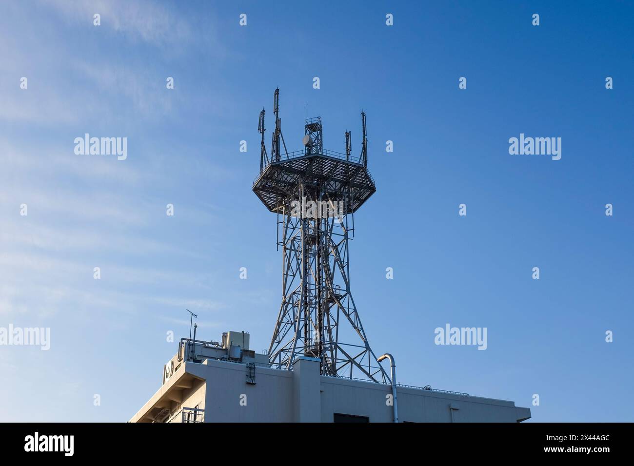 A mobile phone base station in Japan. Stock Photo