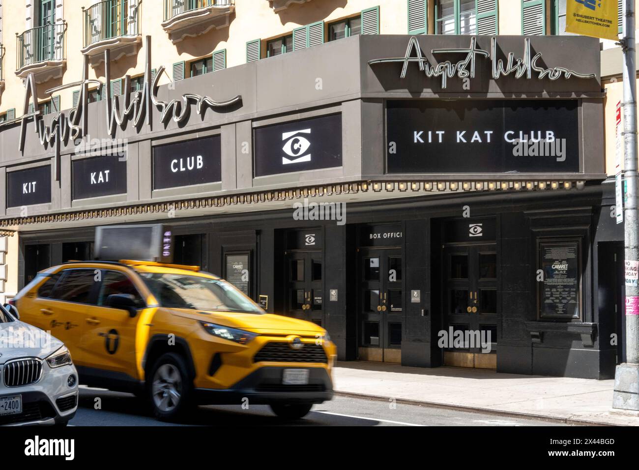 "Cabaret Kit Kat Club" Revival Marquee at the August Wilson Theatre, NYC, USA 2024 Stock Photo