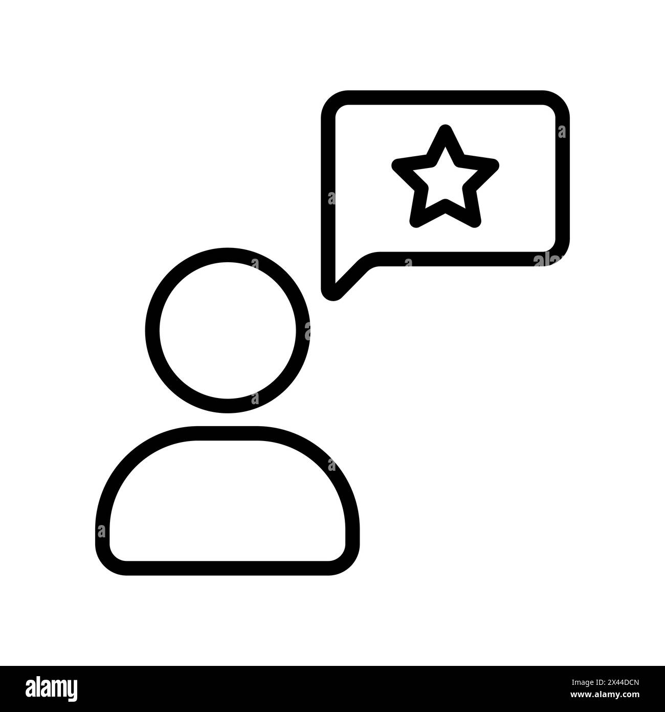 Employee review rating icon Black and White Stock Photos & Images - Alamy