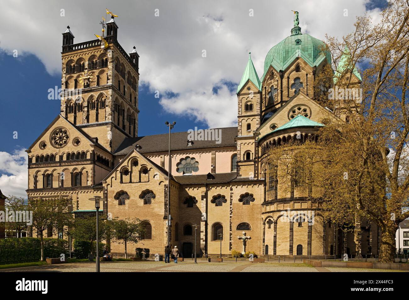 St Quirinus Minster, Neuss, Lower Rhine, North Rhine-Westphalia, Germany Stock Photo