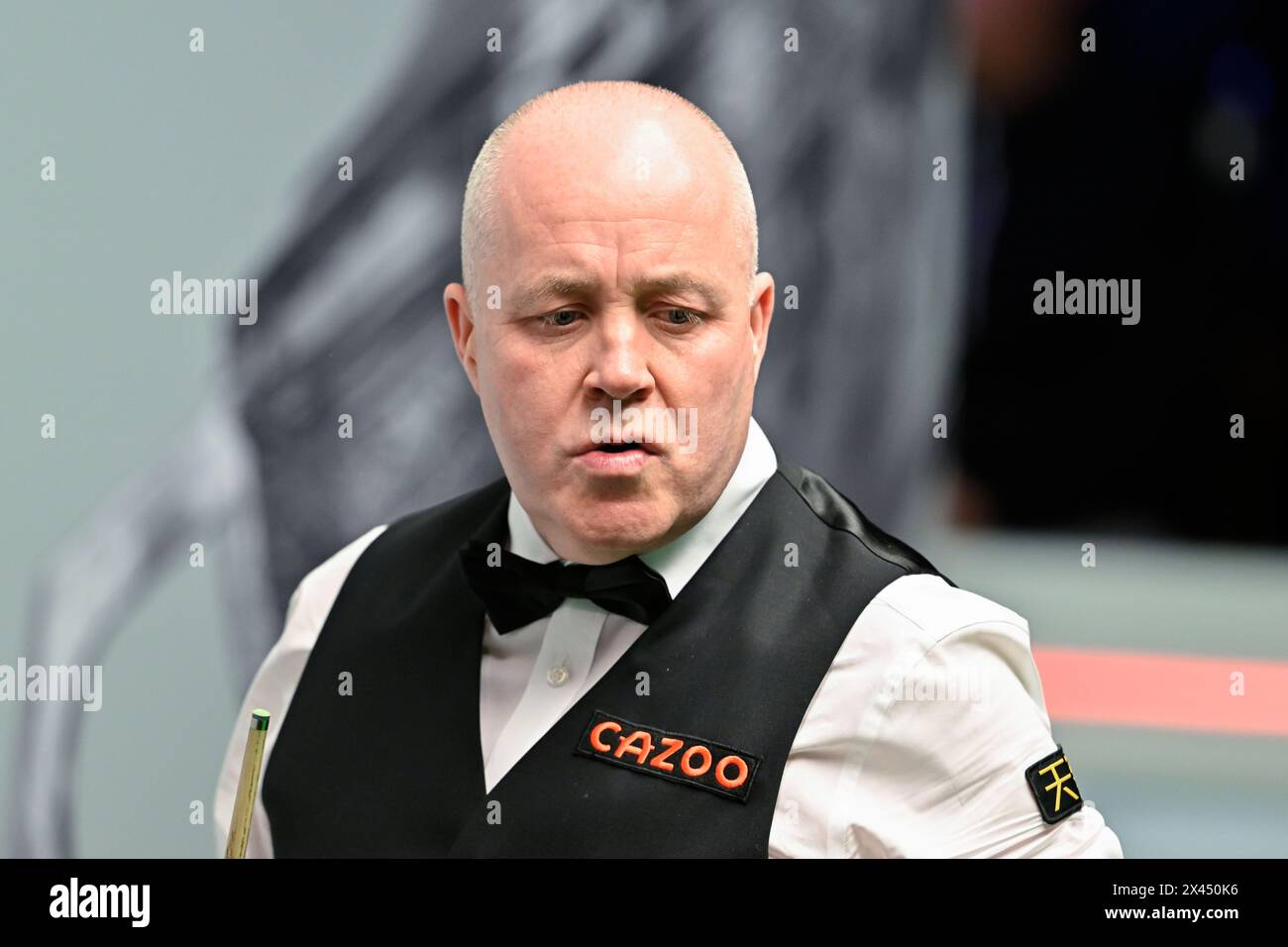 John Higgins, during the Cazoo World Championships 2024 at Crucible Theatre, Sheffield, United Kingdom, 30th April 2024  (Photo by Cody Froggatt/News Images) Stock Photo