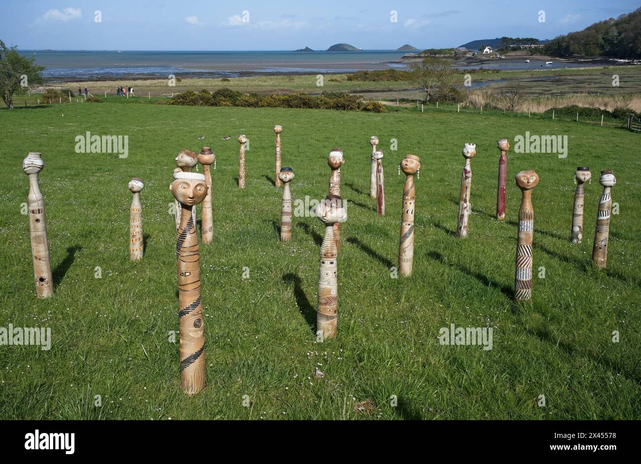 Paimpol, France - Apr 9, 2024: Beauport Abbey. Sunny spring day. Selective focus Stock Photo