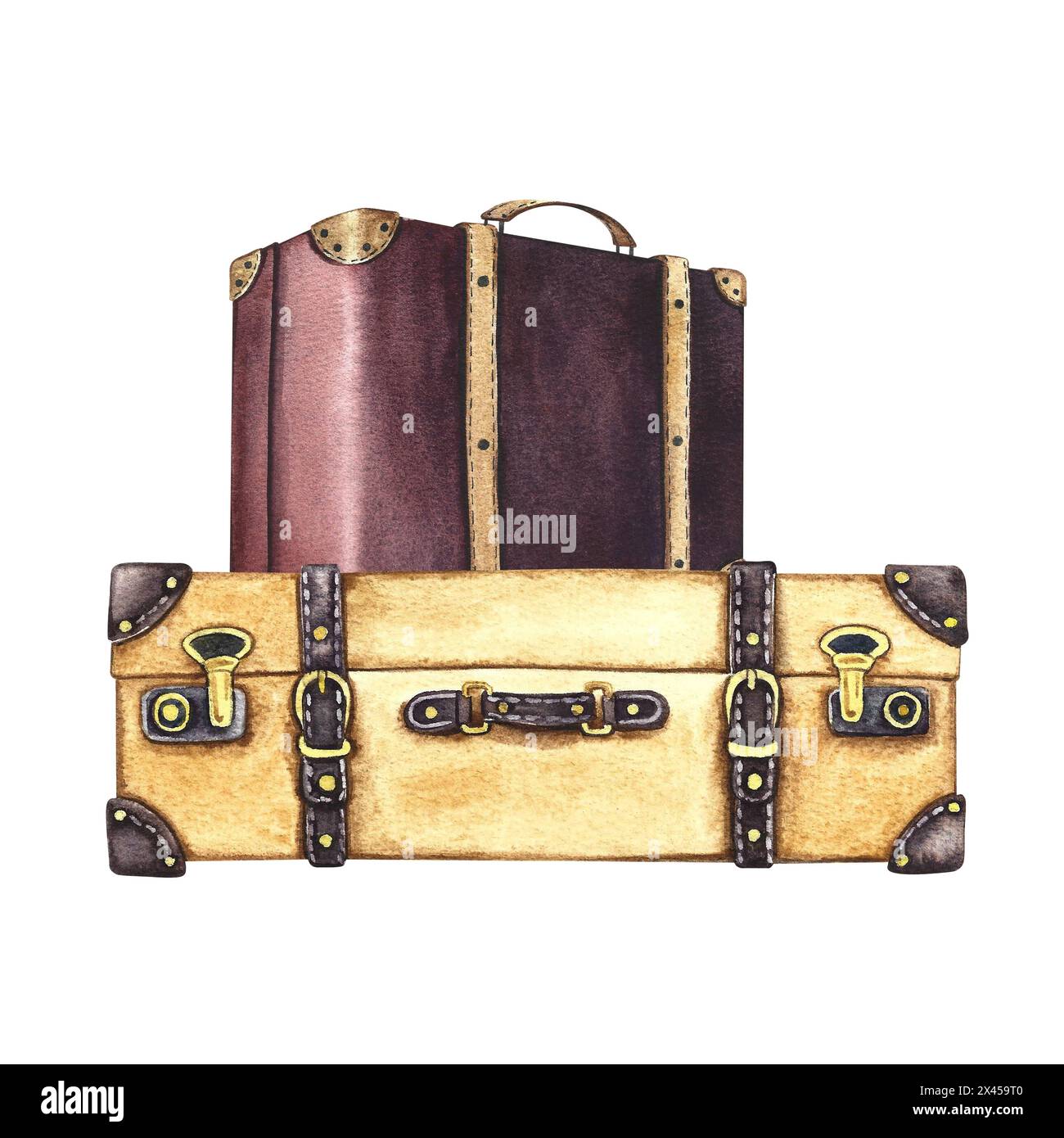 Hand painted suitcases hotsell