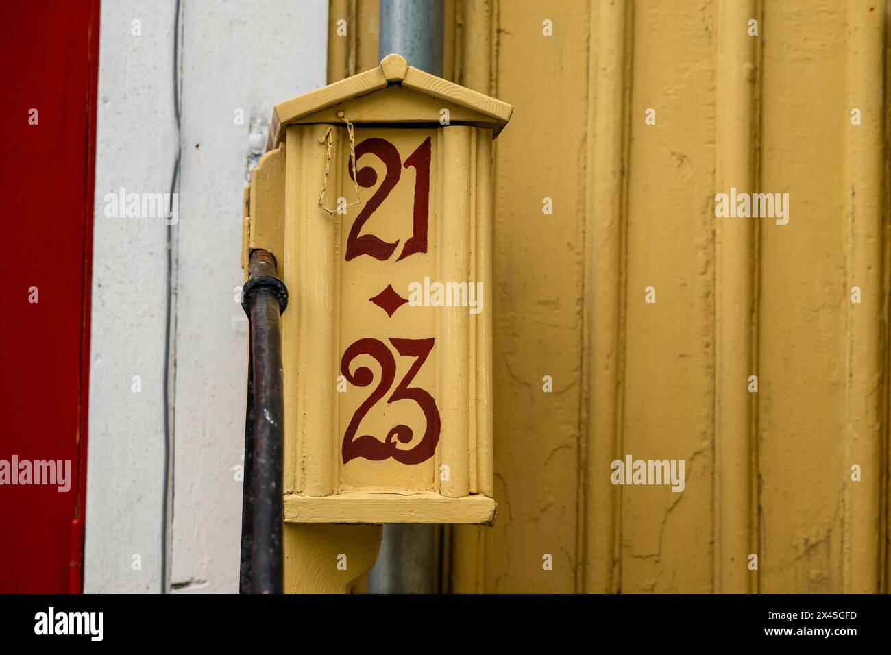 Open house vintage stamp hi-res stock photography and images - Alamy