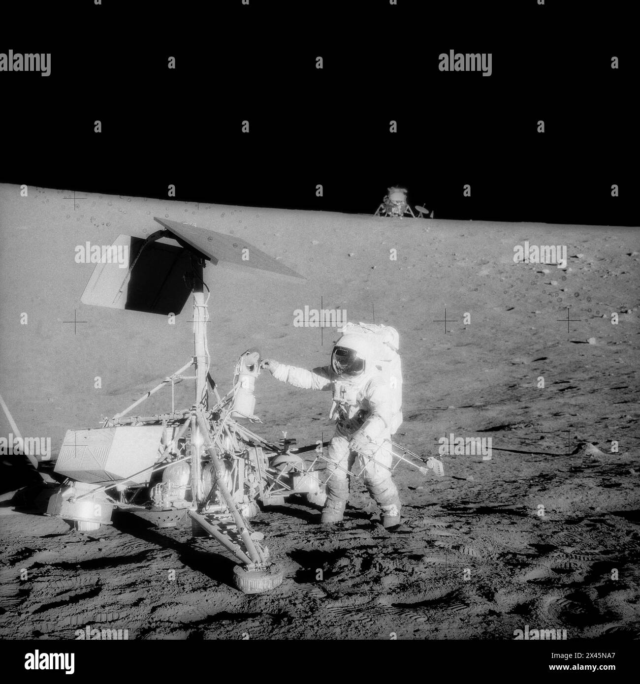 Moon surface nasa Black and White Stock Photos & Images - Alamy