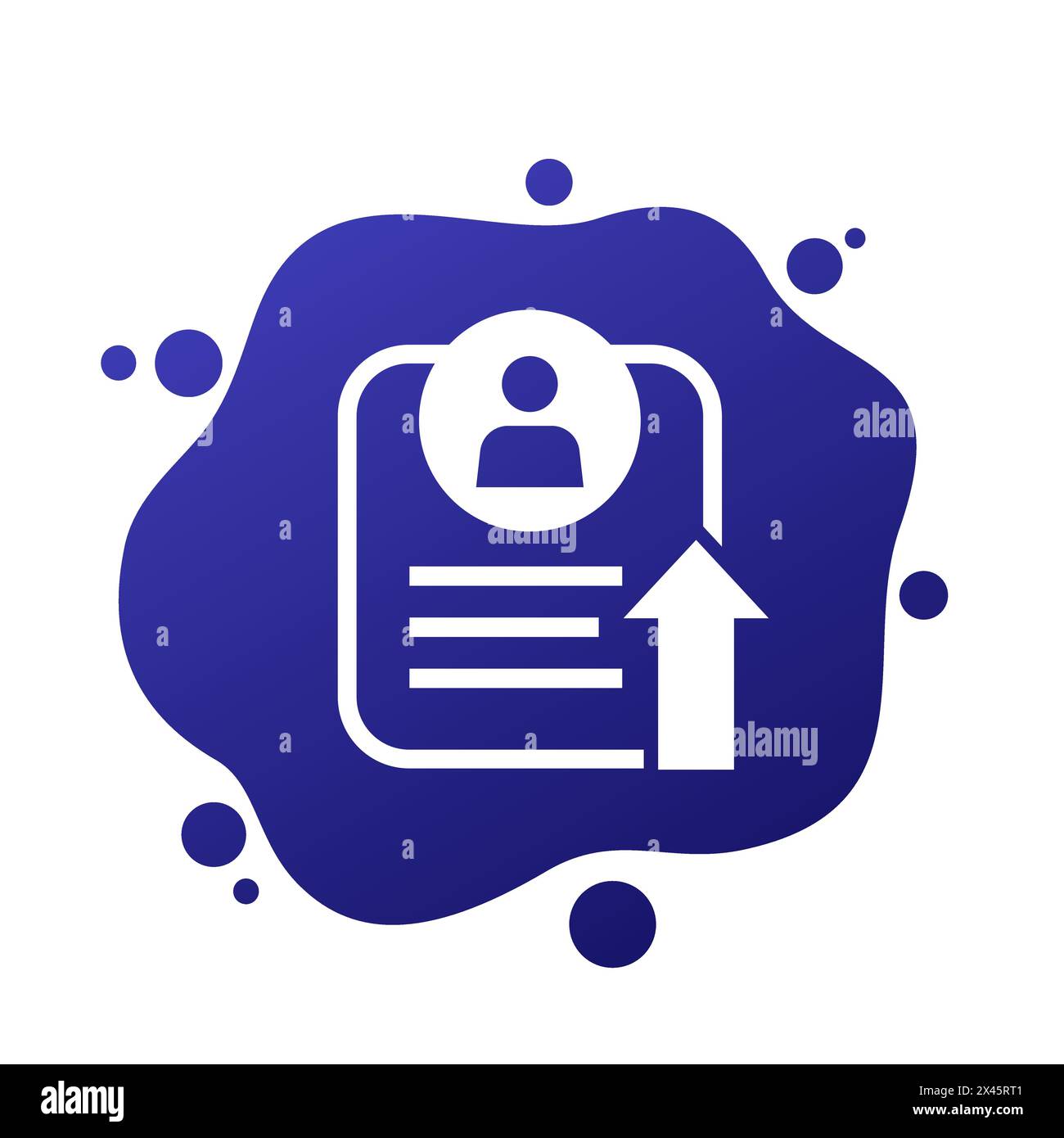 export personal data icon for web Stock Vector
