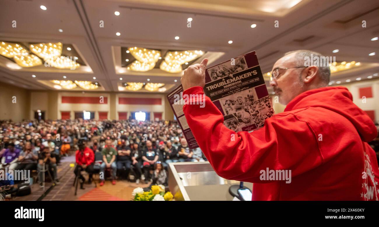 Chicago, Illinois - Shawn Fain, president of the United Auto Workers ...