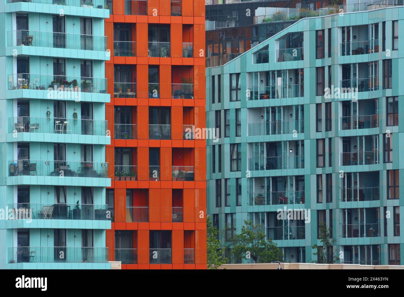 City living high-rise apartments Stock Photo - Alamy - Elevated City Living Apartments