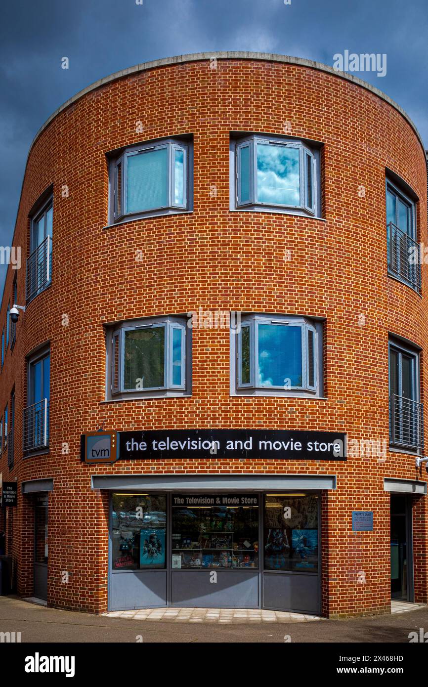 The Television and Movie Store Norwich UK. Established in 2007.  Located at 2 Millennium Plain Norwich. Stock Photo