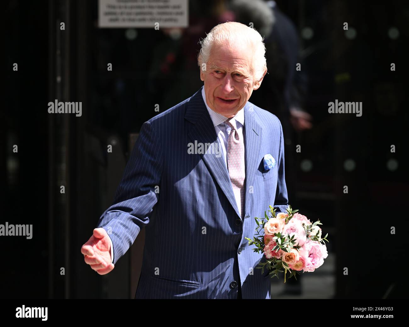 London, UK April 30, 2024 King Charles, returns to public duties(02)