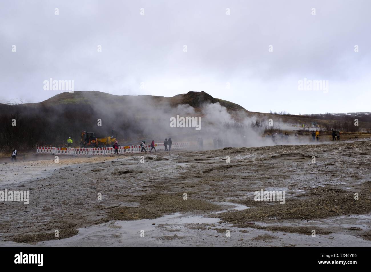 Geyser in Iceland Stock Photo - Alamy