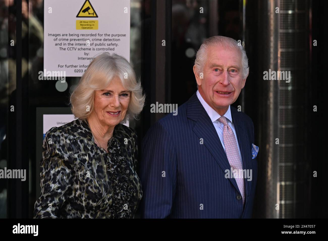 London, UK April 30, 2024 King Charles, returns to public duties