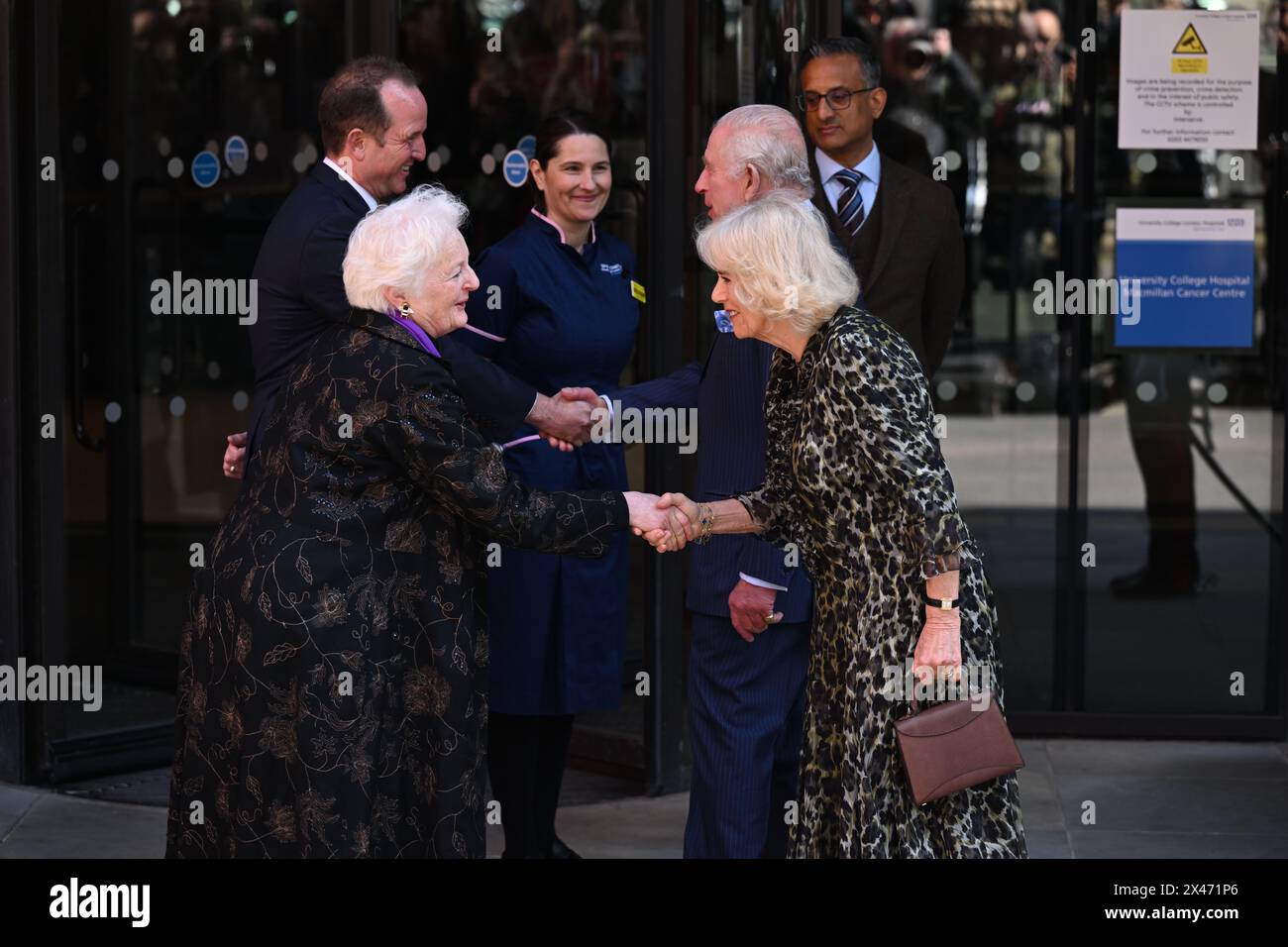 London, UK April 30, 2024 King Charles, returns to public duties