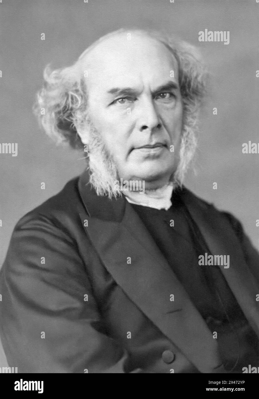 Horatius Bonar (1808-1889), 19th-century evangelical Scottish hymn writer, author, and churchman. Stock Photo
