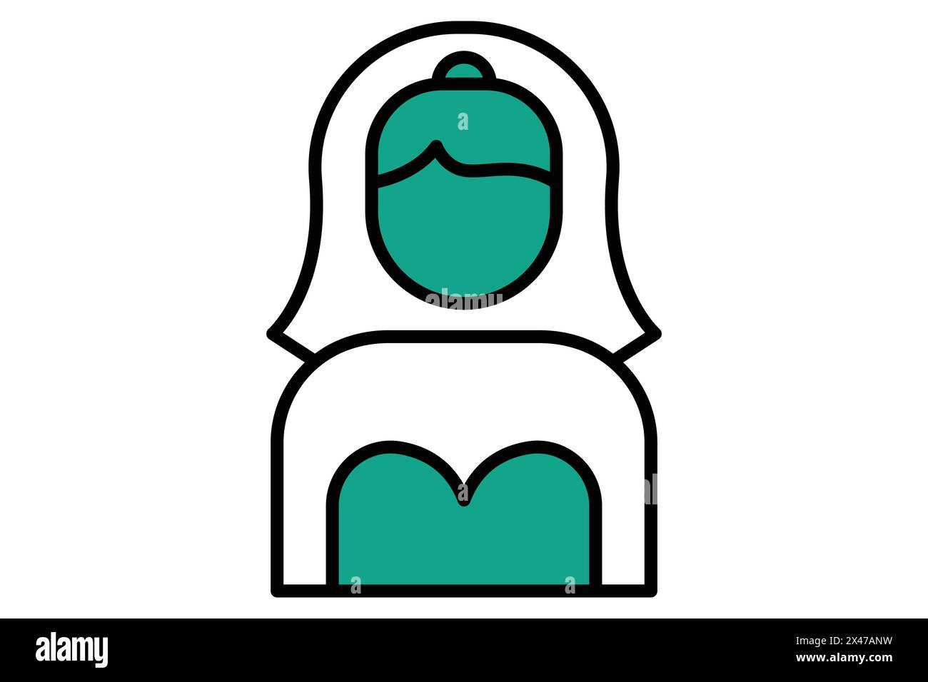 bride icon. icon related to wedding. flat line icon style. wedding ...