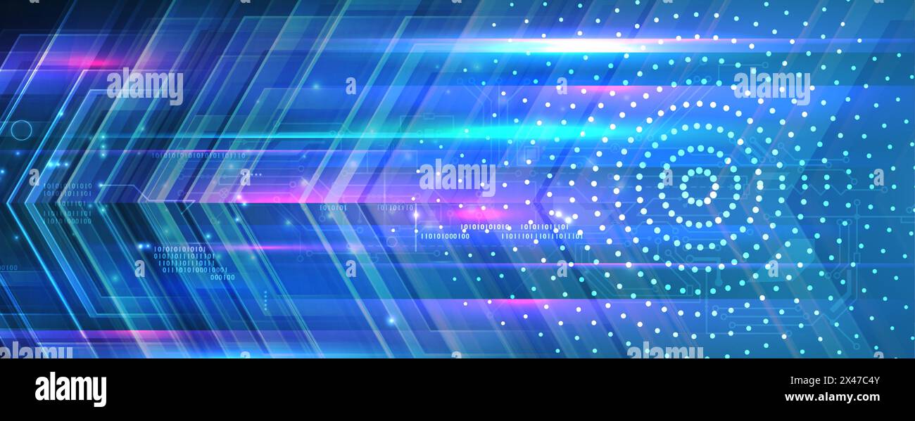 Abstract Computer technology background. network visual connection ...