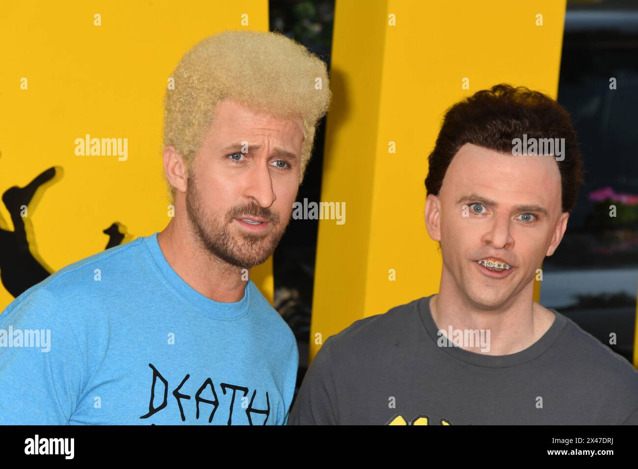 Hollywood, Ca. 30th Apr, 2024. Ryan Gosling and Mikey Day at the Los Angeles premiere of Universal Pictures 'The Fall Guy' at Dolby Theatre on April 30, 2024 in Hollywood, California Credit: Jeffrey Mayer/Media Punch/Alamy Live News Stock Photo