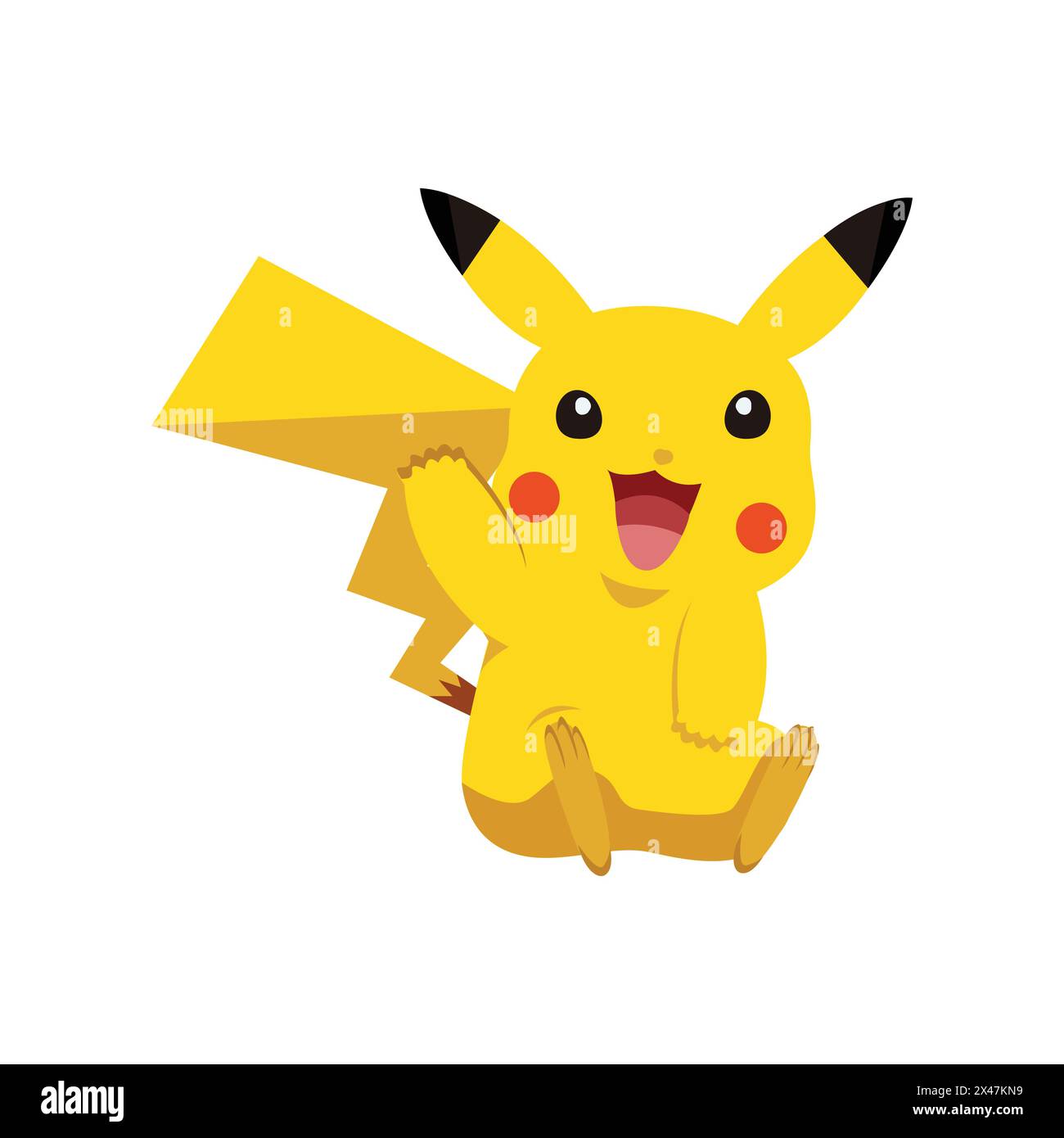 Cute Pokemon Character Pikachu Vector Illustration Stock Vector Image cute-pokemon-character-pikachu-vector-illustration-stock-vector-image