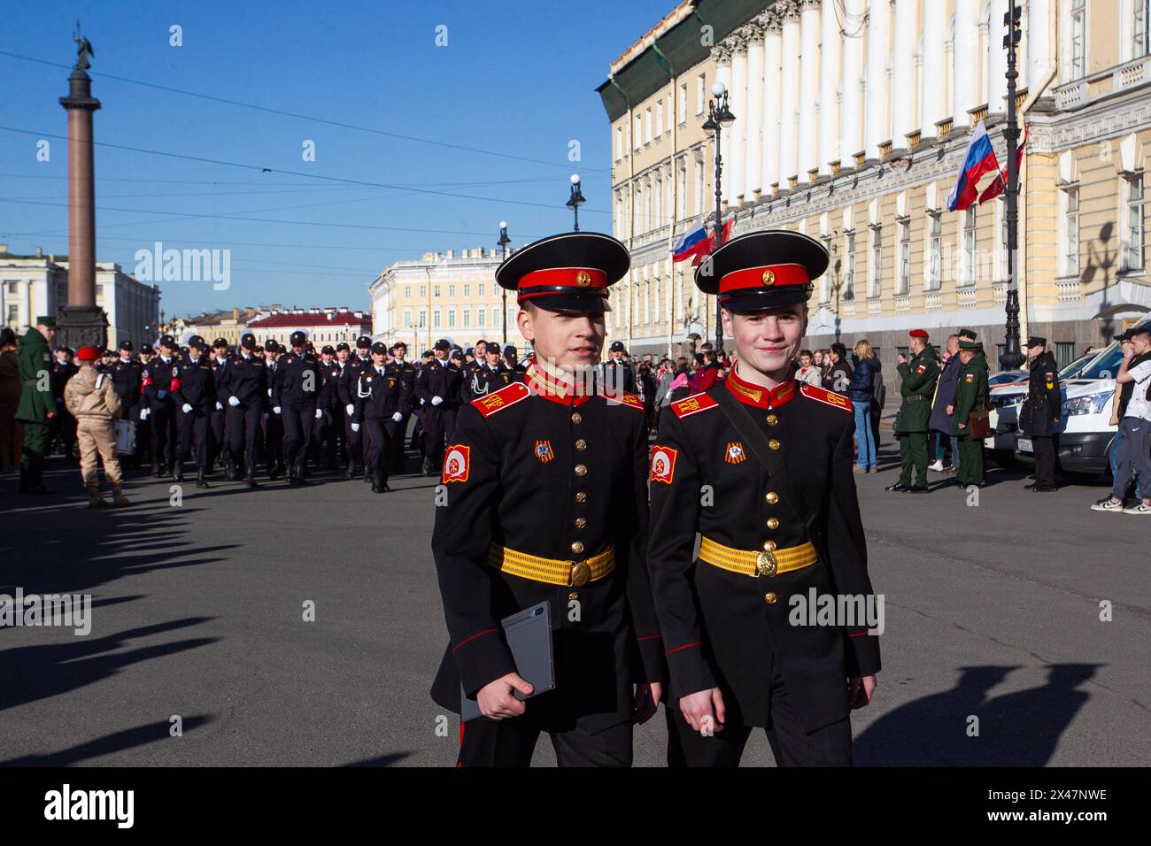 Young russian cadets hi-res stock photography and images - Alamy
